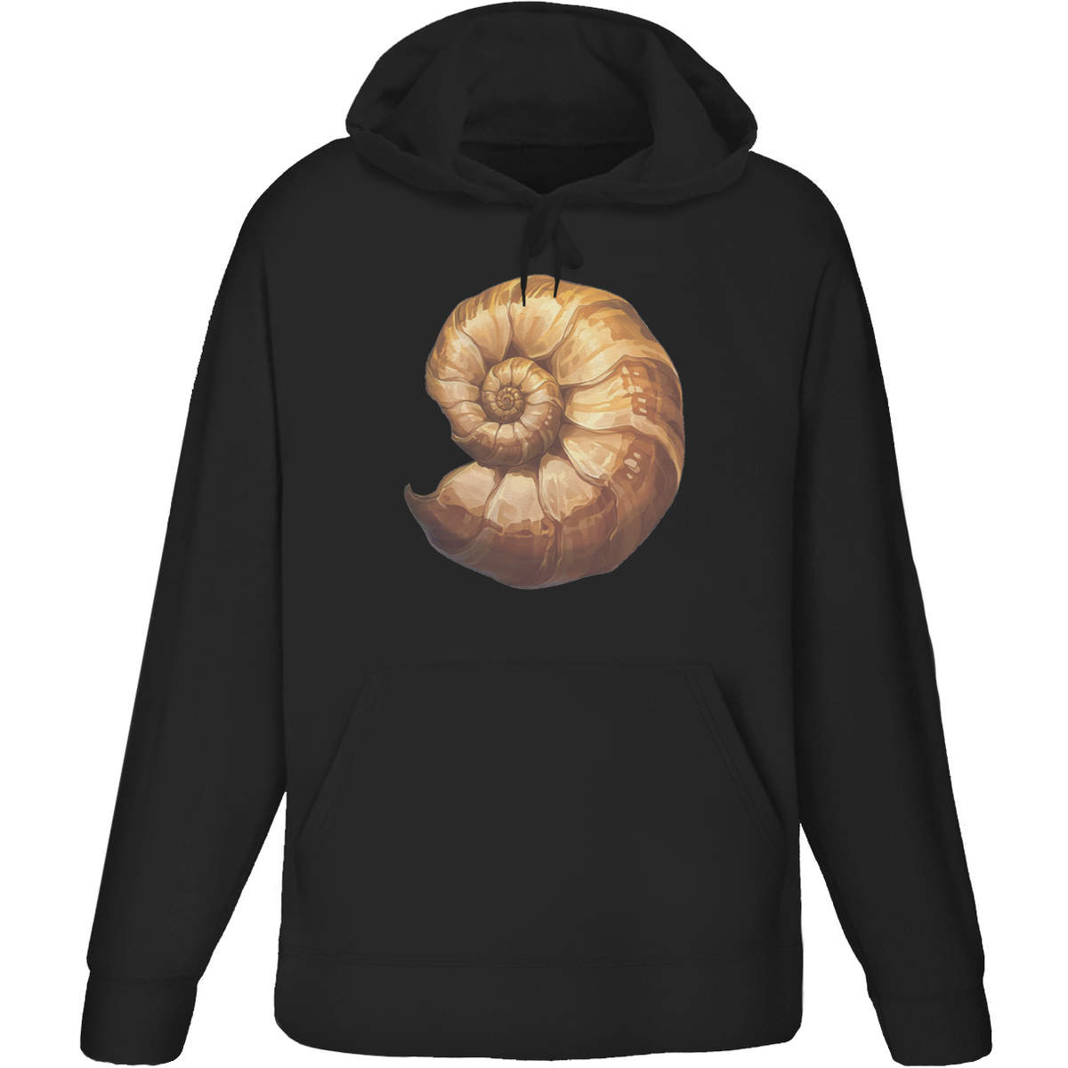 'Ammonite Fossil' Adult Hoodie / Hooded Sweater (HO054284)
