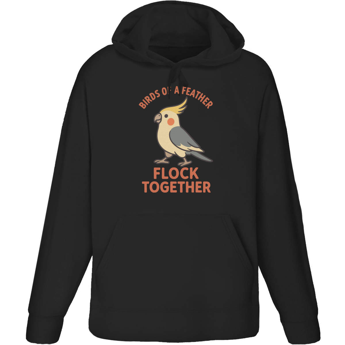 'Birds of a Feather Flock Together' Adult Hoodie / Hooded Sweater (HO055638)