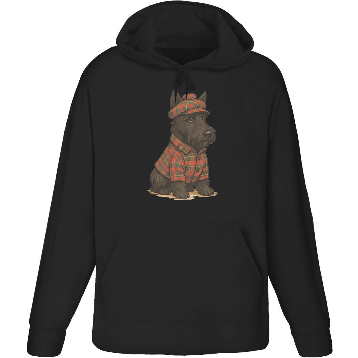 'Scottish Terrier' Adult Hoodie / Hooded Sweater (HO055650)