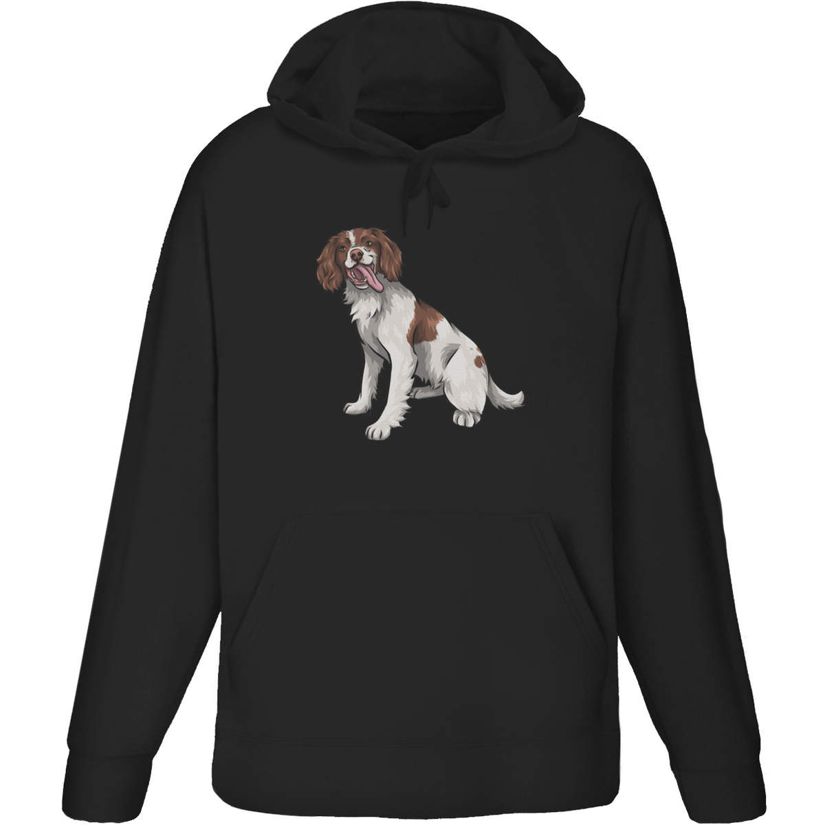 Extra Large 'Springer Spaniel' Adult Hoodie / Hooded Sweater / Jumper (Black) (HO00187746)