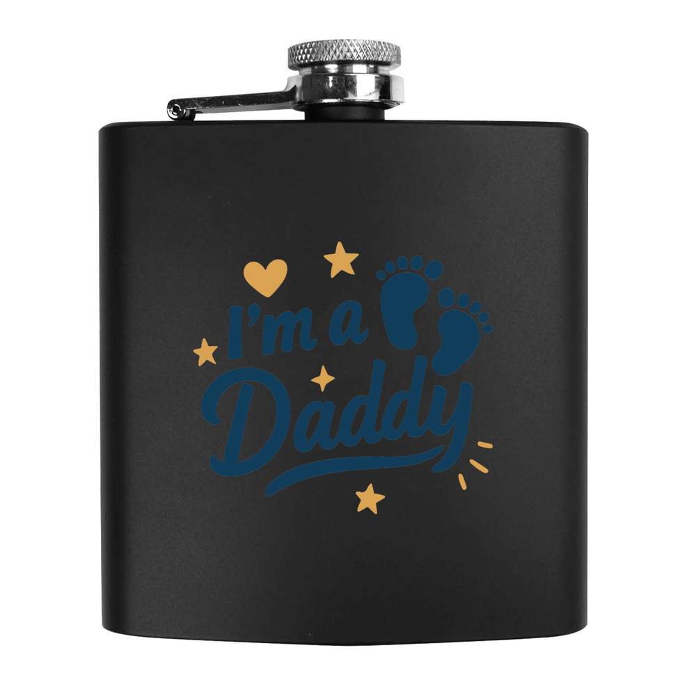6oz (170ml) 'I'm a Daddy' Pocket Hip Flask (HP00038699)