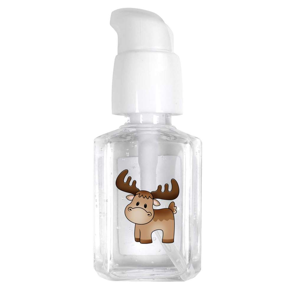30ml 'Cute Moose' Pocket Hand Sanitiser Gel (HS00011753)