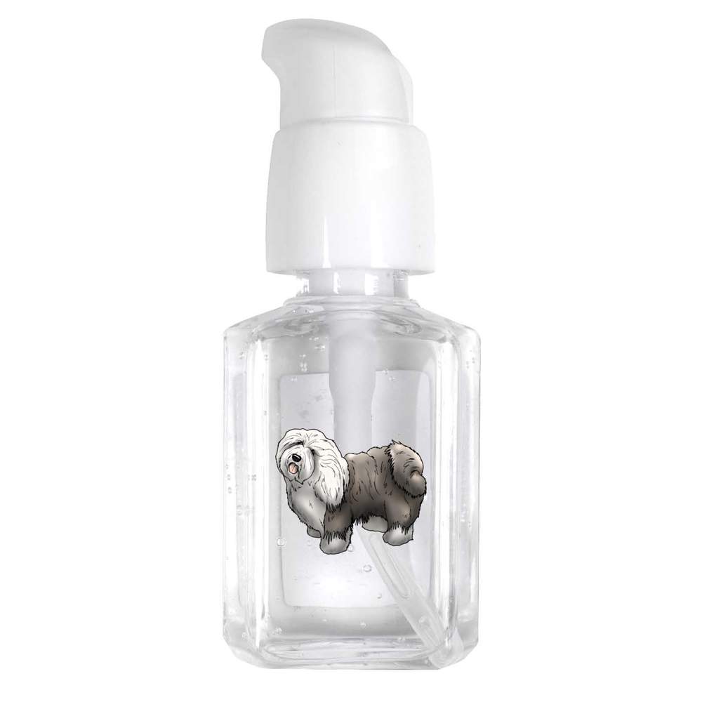 30ml 'Old English Sheepdog' Pocket Hand Sanitiser Gel (HS00016944)