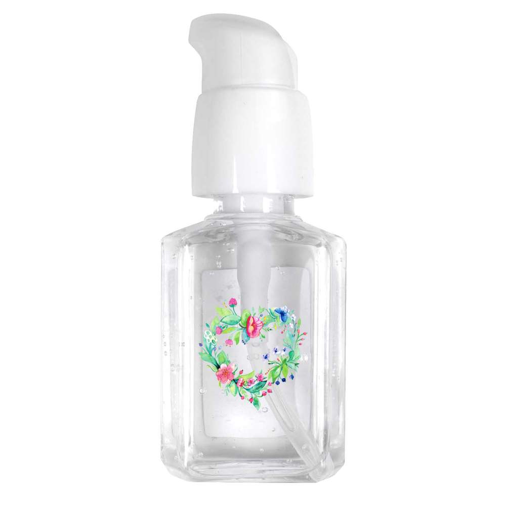 30ml 'Floral Heart' Pocket Hand Sanitiser Gel (HS00025143)