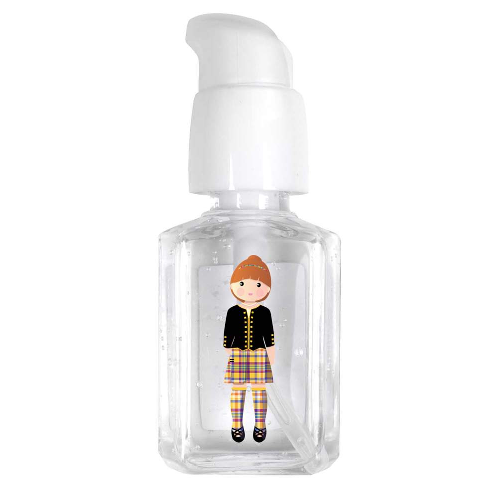 30ml 'A Cute Scottish Girl' Pocket Hand Sanitiser Gel (HS00026875)