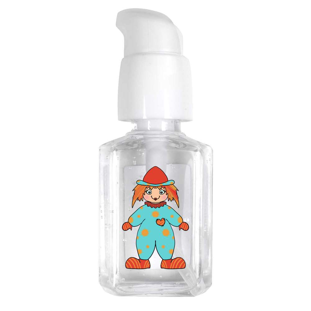 30ml 'Clown with a Heart' Pocket Hand Sanitiser Gel (HS00027549)