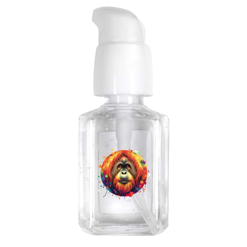 30ml 'Colourful Orangutan' Pocket Hand Sanitiser Gel (HS00031909)