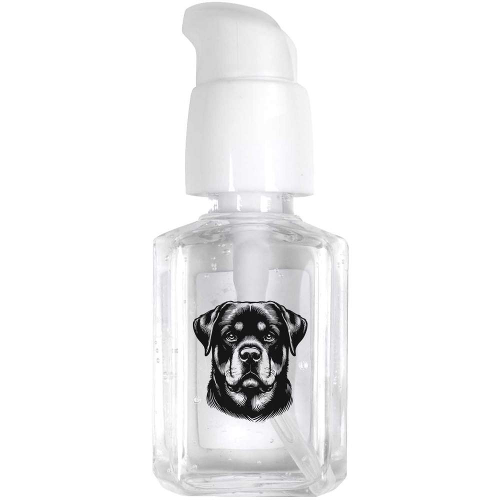 30ml 'Rottweiler Dog Portrait' Pocket Hand Sanitiser Gel (HS00034005)