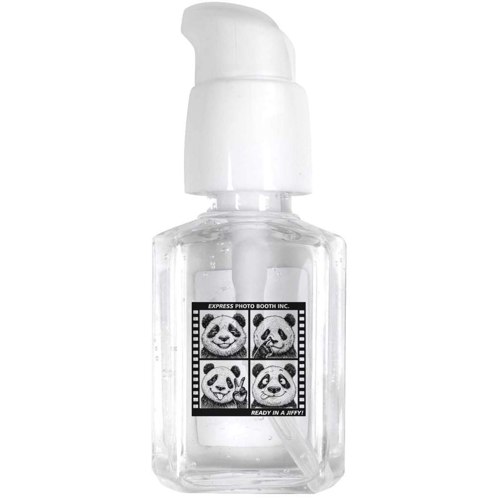 30ml 'Funny Photo Booth Panda' Pocket Hand Sanitiser Gel (HS00036172)