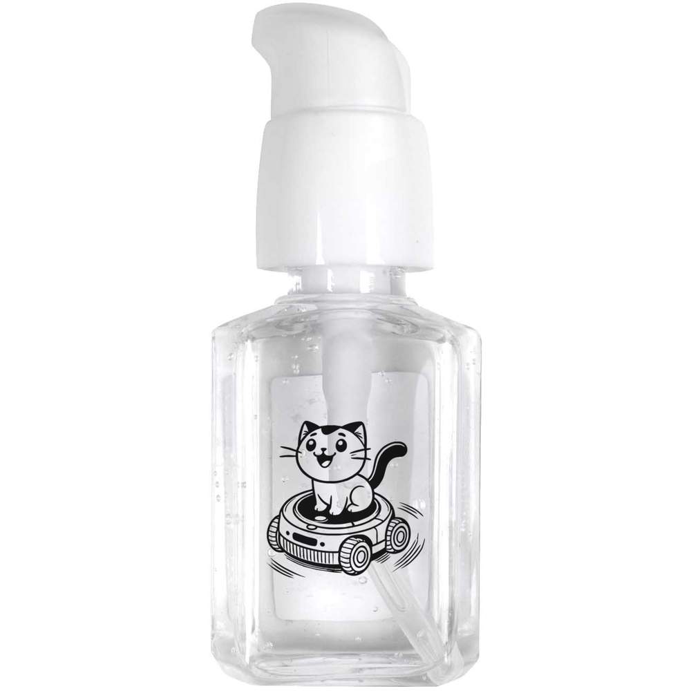 30ml 'Robot Vacuum Cat' Pocket Hand Sanitiser Gel (HS00036693)