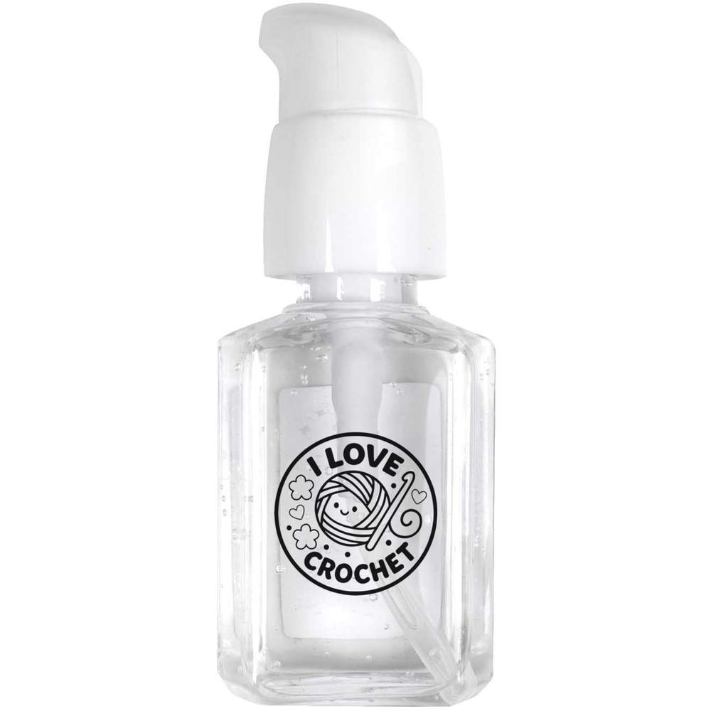 30ml 'I Love Crochet' Pocket Hand Sanitiser Gel (HS00037926)