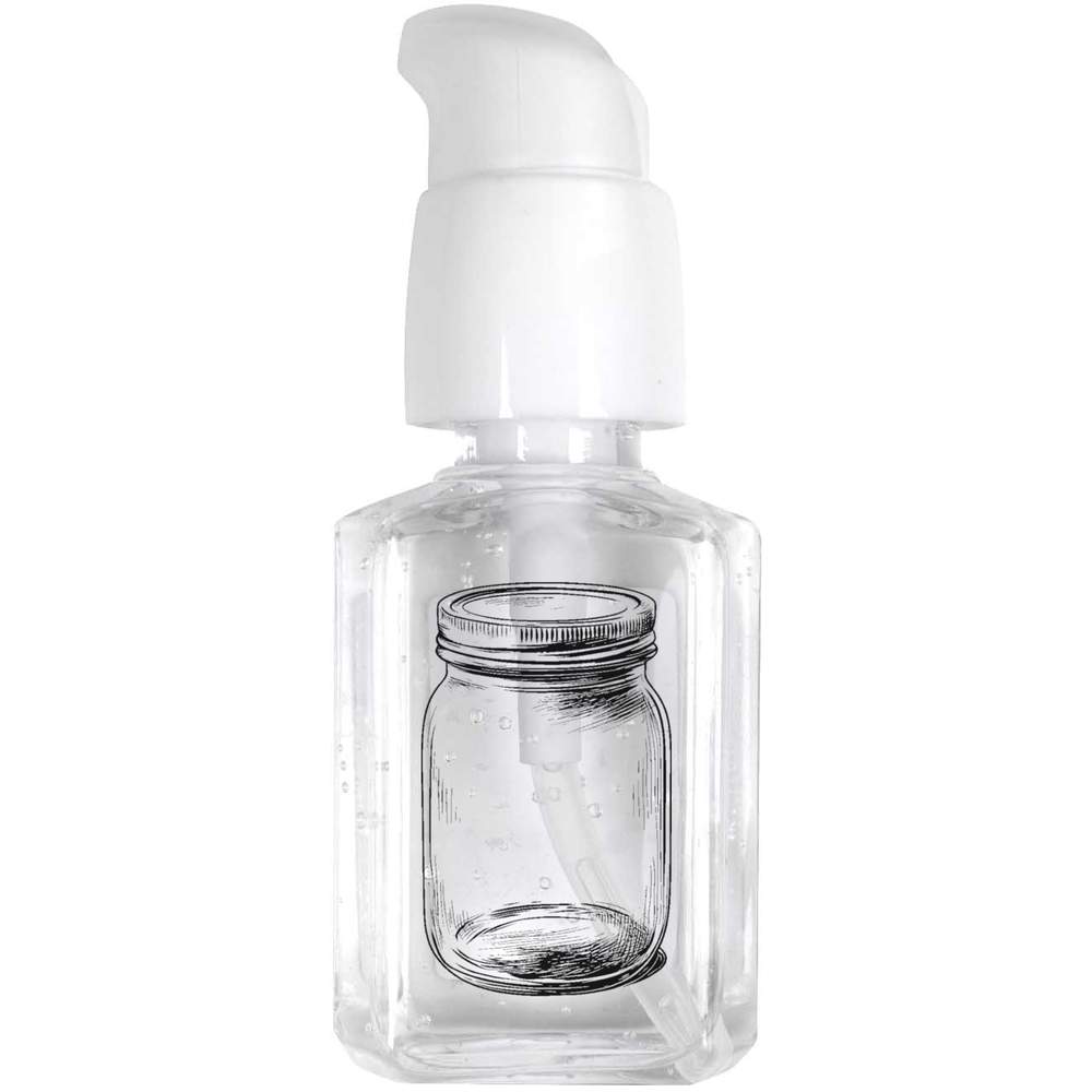 30ml 'Single Glass Jar' Pocket Hand Sanitiser Gel (HS00038116)