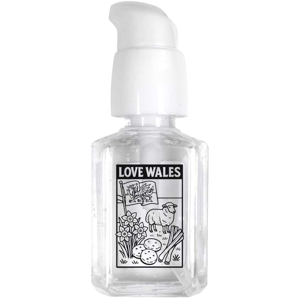 30ml 'Love Wales' Pocket Hand Sanitiser Gel (HS00038145)