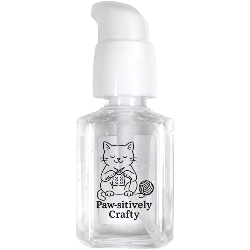 30ml 'Crafty Cat' Pocket Hand Sanitiser Gel (HS00038430)