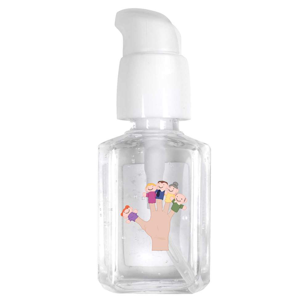 30ml 'Finger Puppet Family' Pocket Hand Sanitiser Gel (HS00038592)