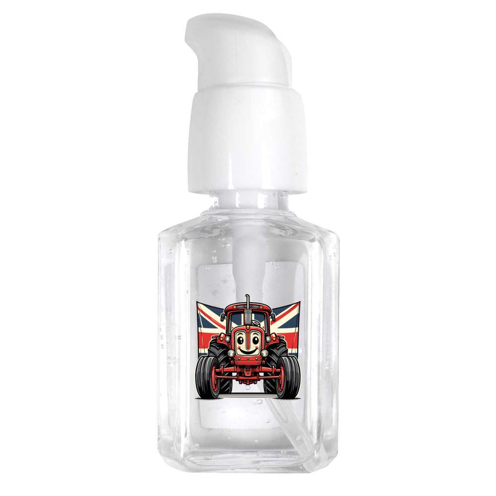 30ml 'Cute Red Farm Tractor' Pocket Hand Sanitiser Gel (HS00039791)