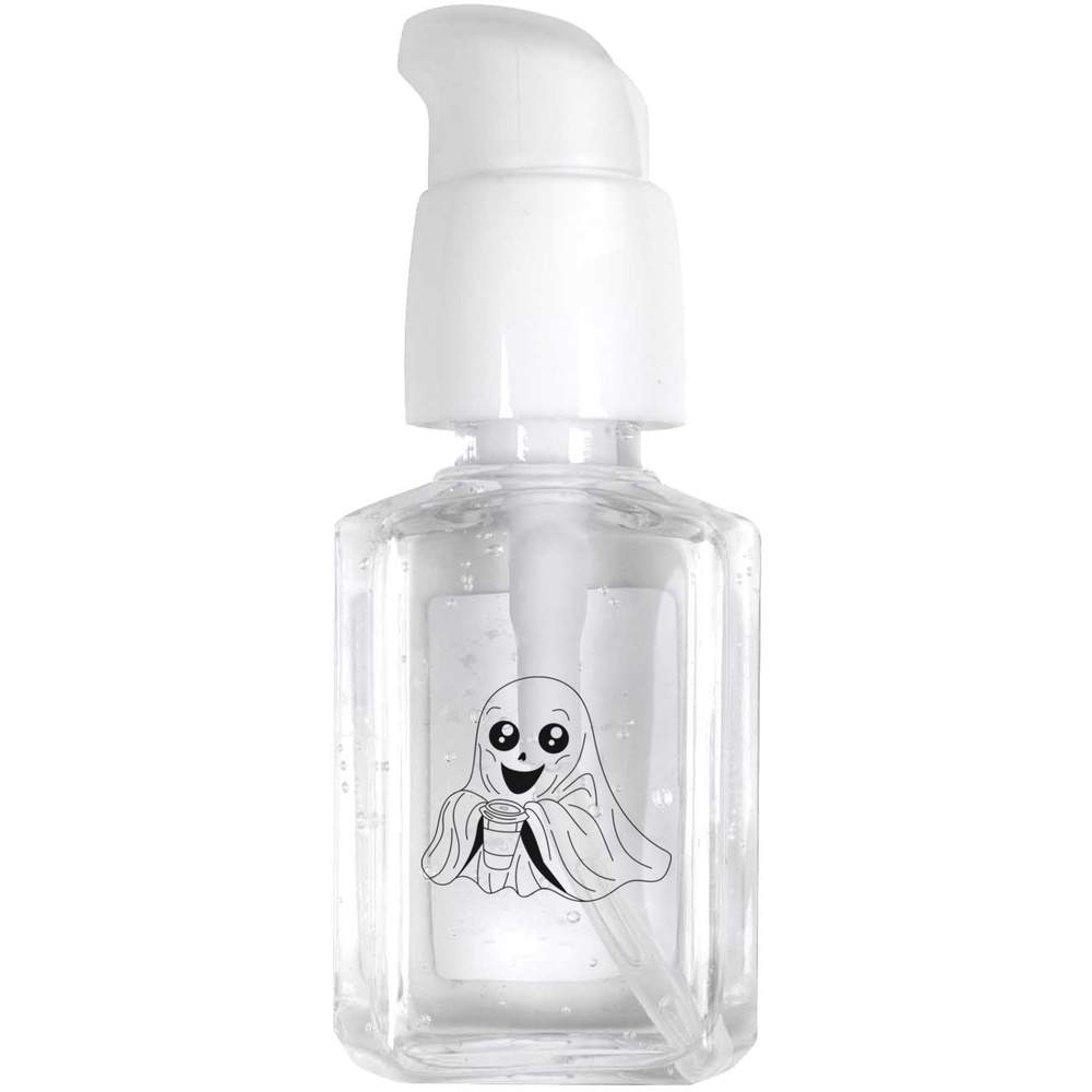 30ml 'Ghost & Coffee' Pocket Hand Sanitiser Gel (HS00040586)
