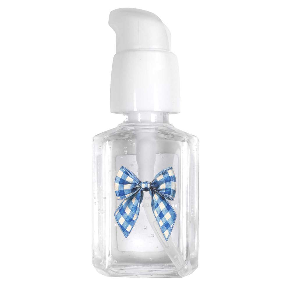 30ml 'Vintage Checkered Bow' Pocket Hand Sanitiser Gel (HS00041039)