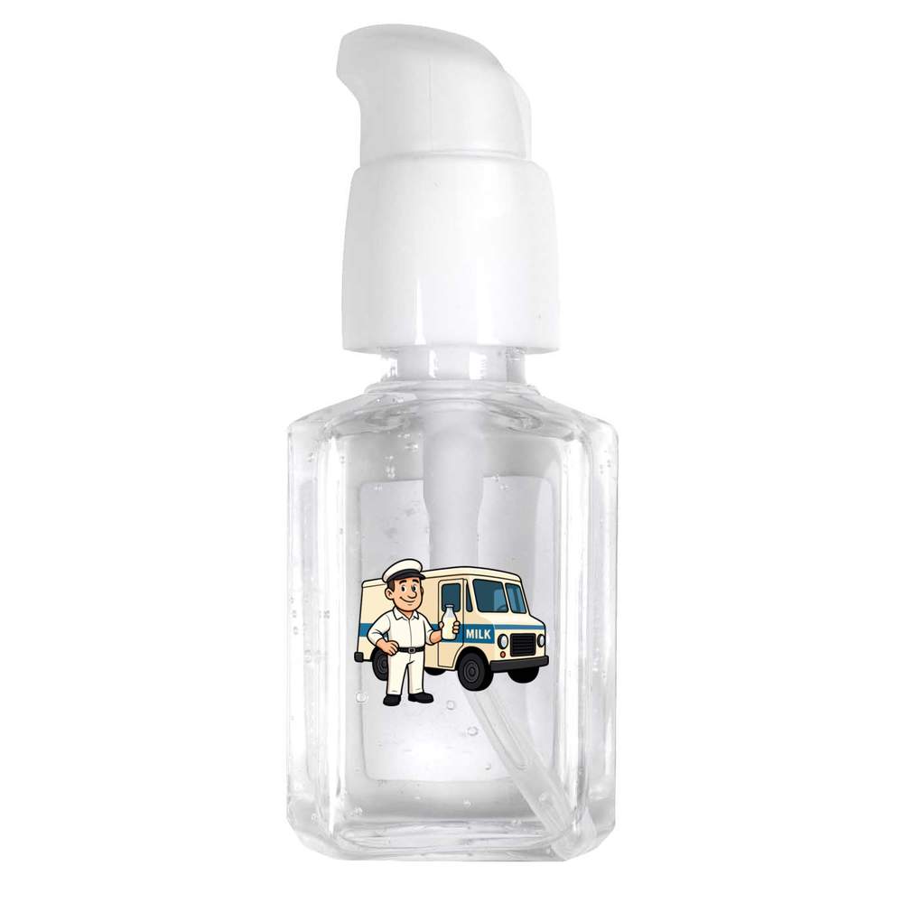 30ml 'Milkman & Delivery Truck' Pocket Hand Sanitiser Gel (HS00041399)