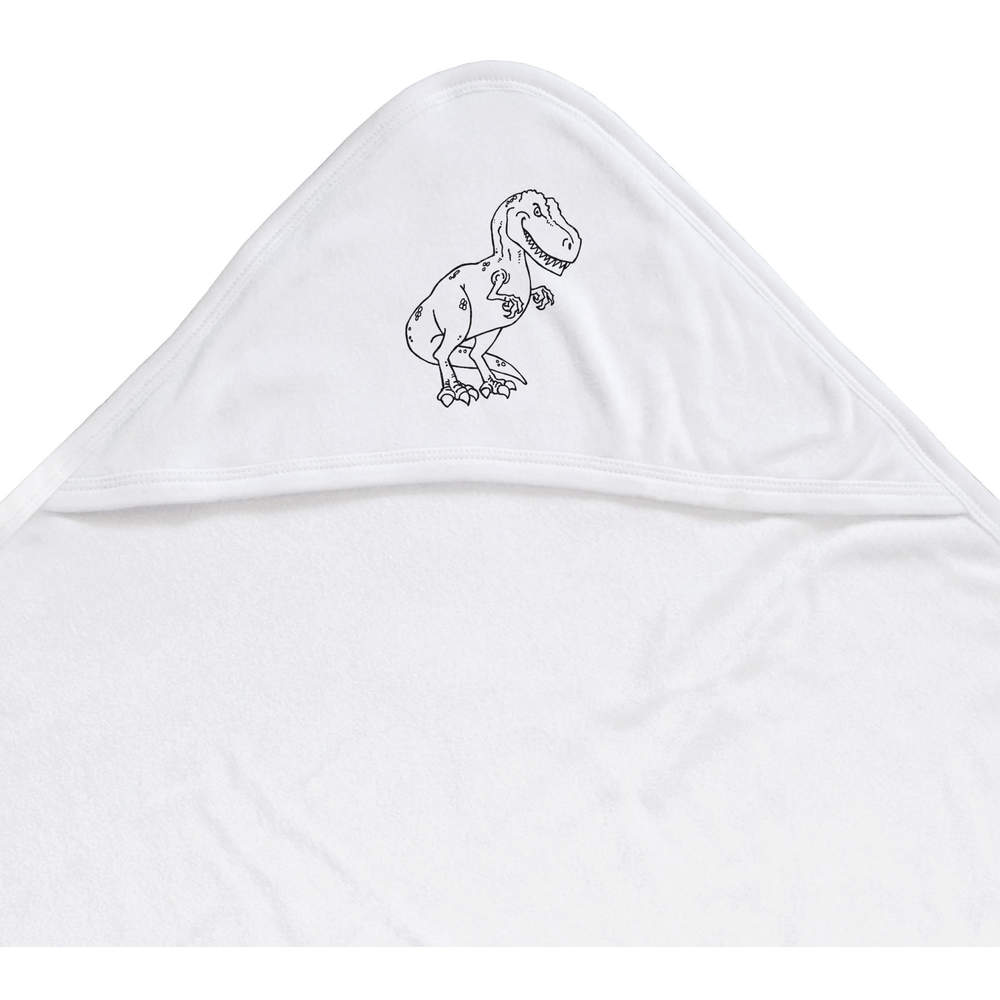 'Dinosaur' Baby Hooded Towel (HT00000551)