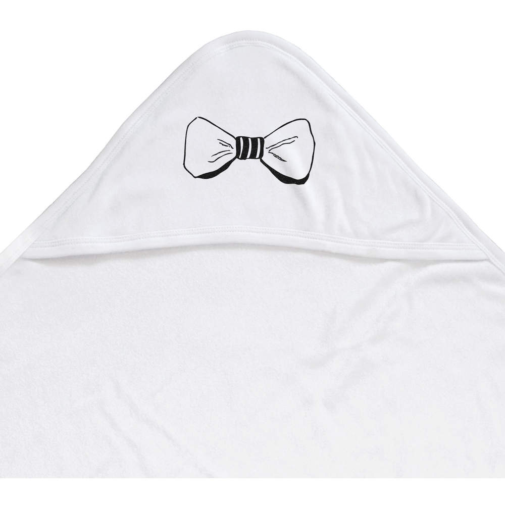 'Bow Tie' Baby Hooded Towel (HT00002564)