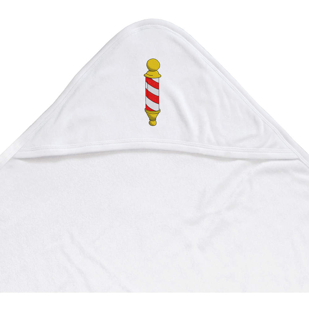 'Barber's Pole' Baby Hooded Towel (HT00009269)