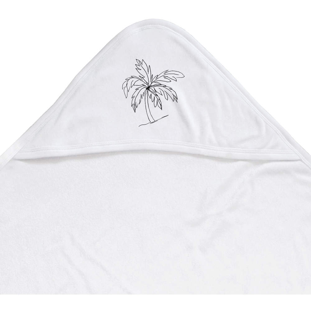 'Palm Tree' Baby Hooded Towel (HT00011592)