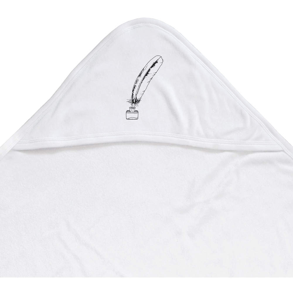 'Quill & Ink' Baby Hooded Towel (HT00013325)