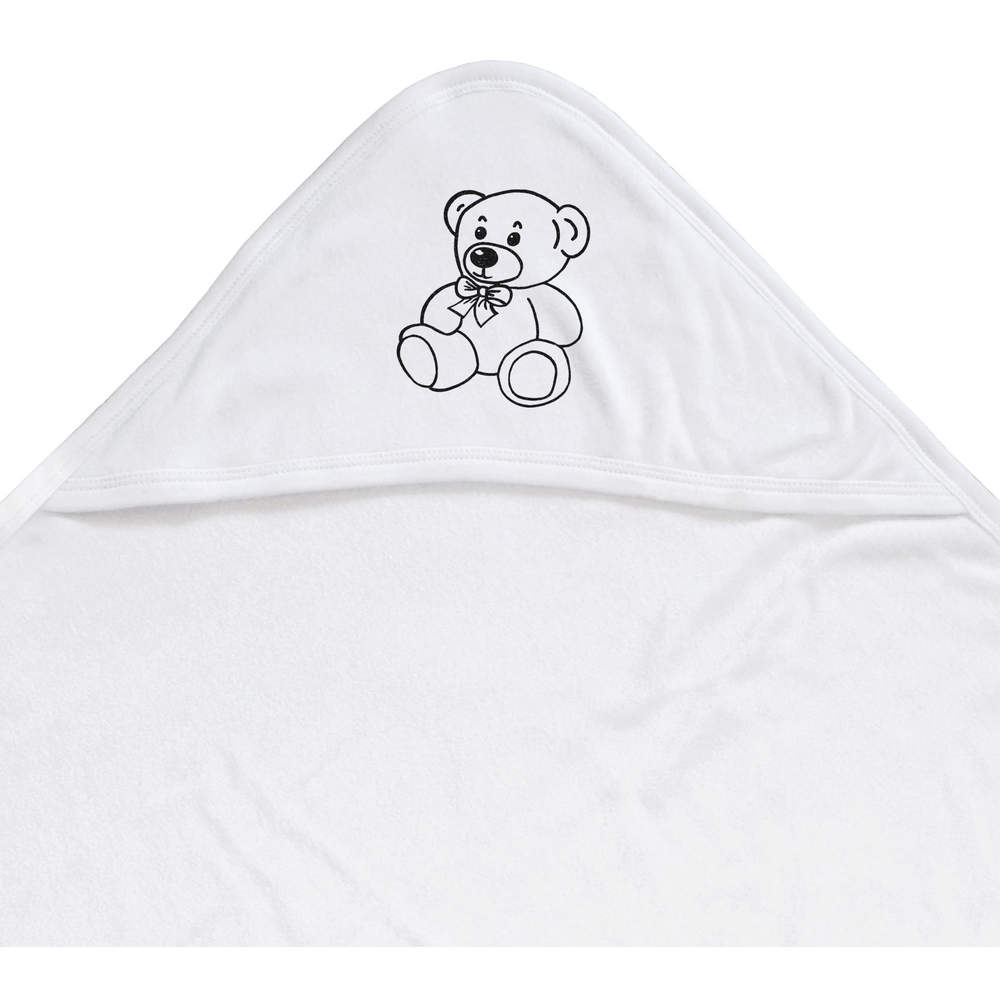 'Teddy Bear' Baby Hooded Towel (HT00013833)