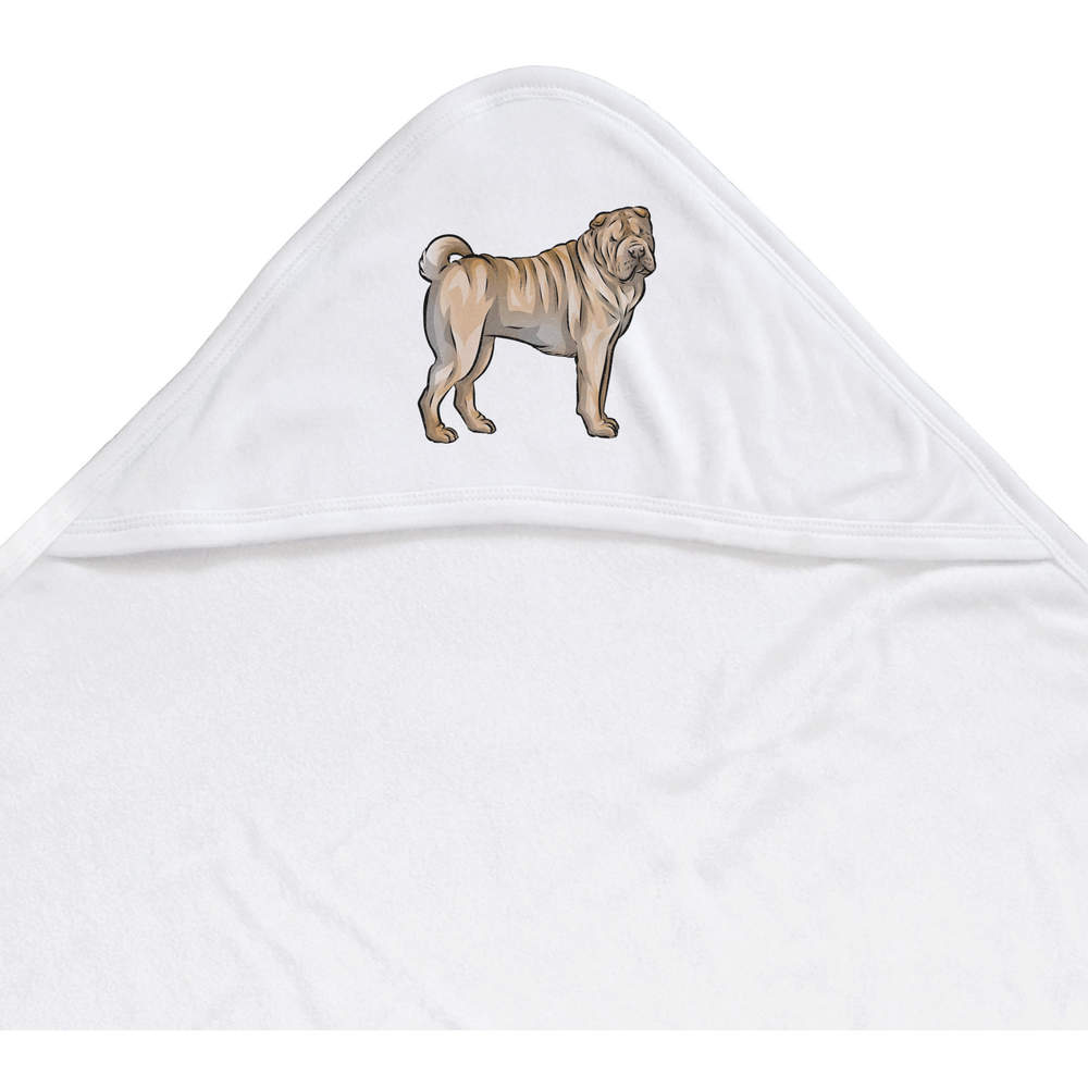 'Shar Pei' Baby Hooded Towel (HT00014542)