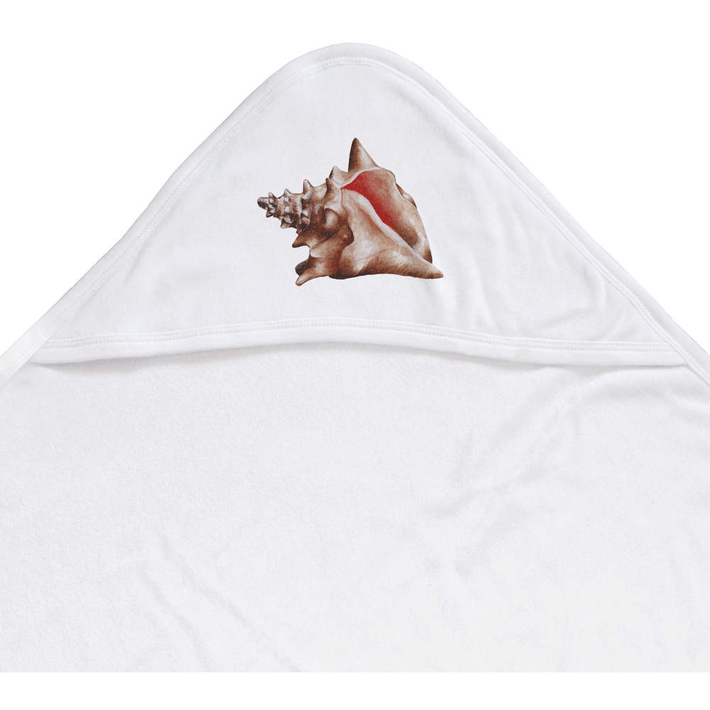 'Conch Shell' Baby Hooded Towel (HT00016377)