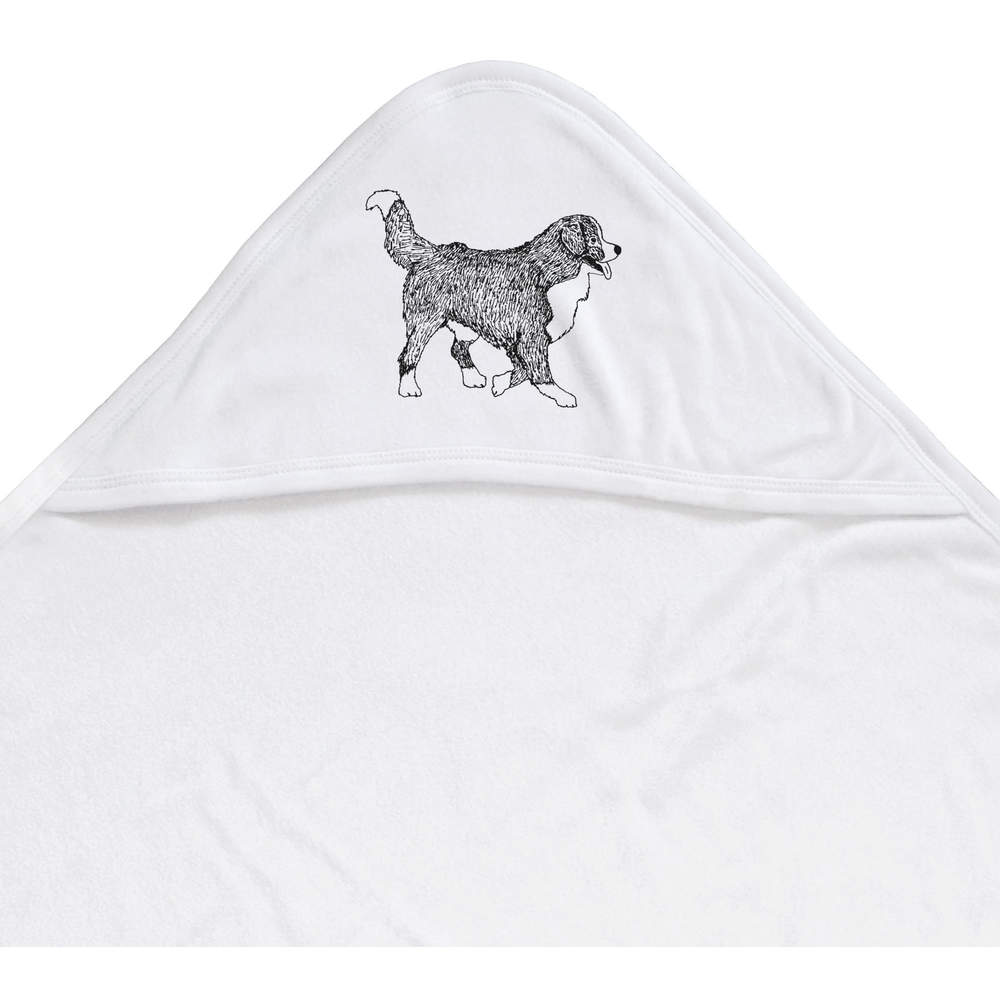 'Bernese Mountain Dog' Baby Hooded Towel (HT00018099)