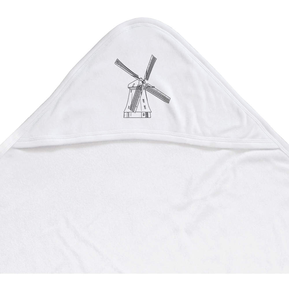 'Windmill' Baby Hooded Towel (HT00020162)
