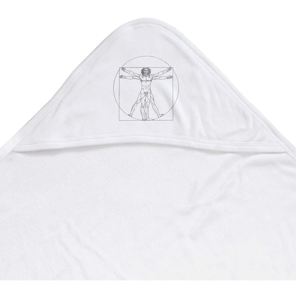 'Vitruvian Man' Baby Hooded Towel (HT00020509)