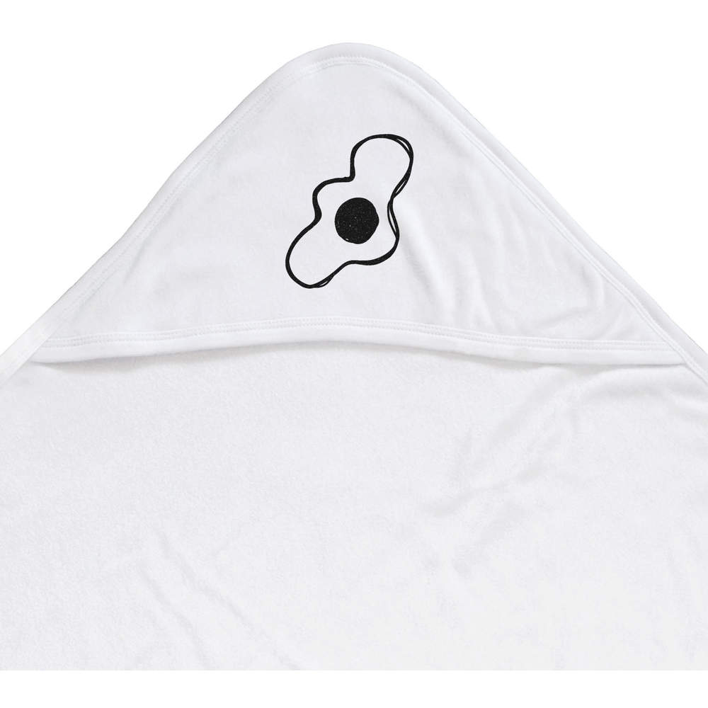 'Fried Egg' Baby Hooded Towel (HT00020866)