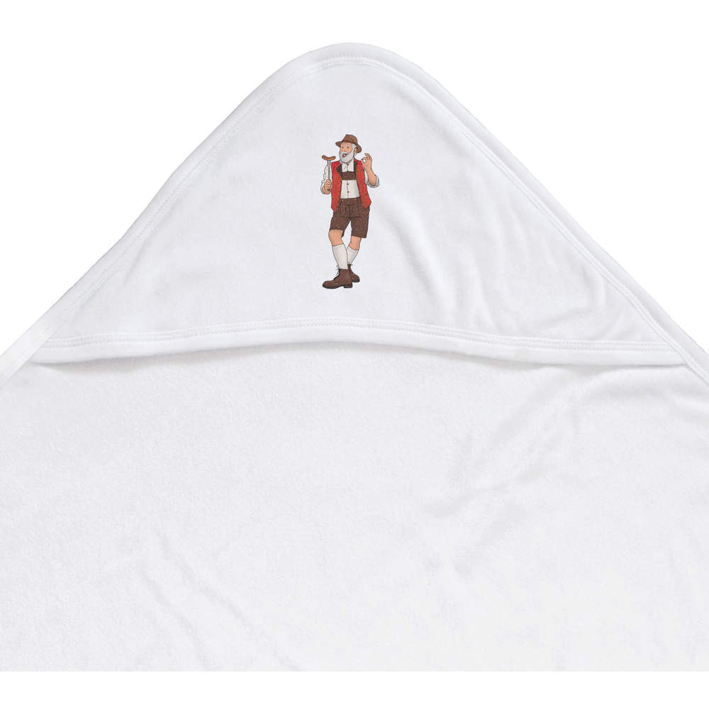 'Bavarian Man' Baby Hooded Towel (HT00022277)