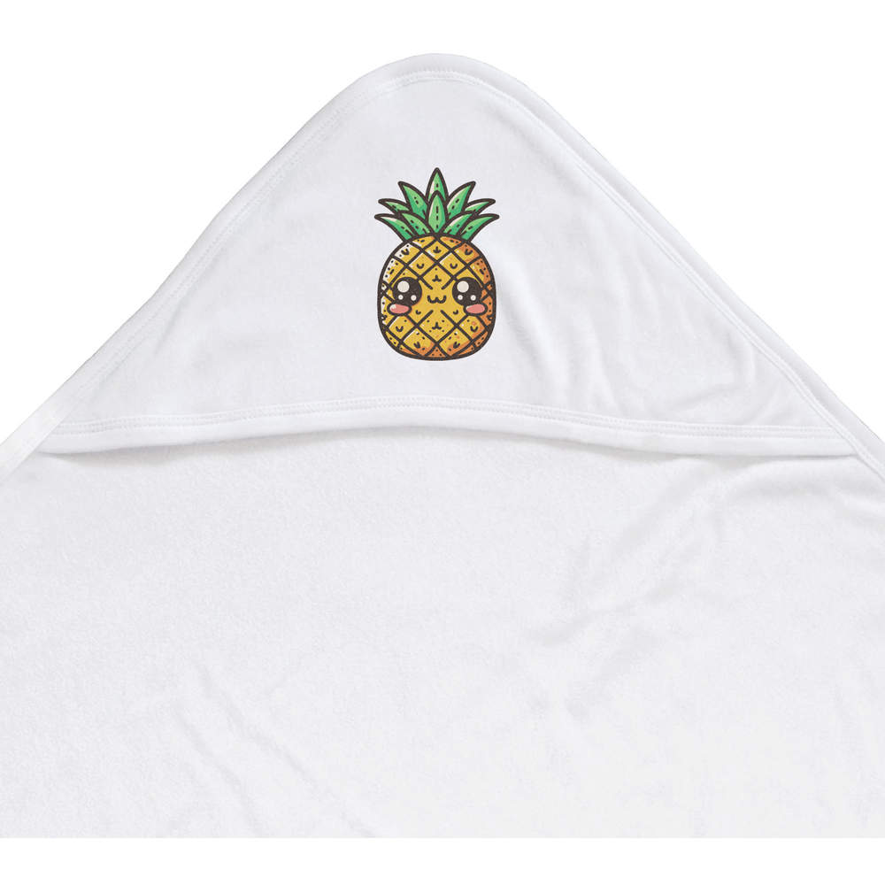 'Kawaii Pineapple' Baby Hooded Towel (HT00027369)