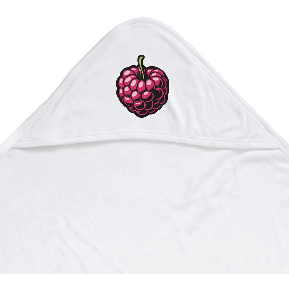 'Ripe Raspberry' Baby Hooded Towel (HT00030249)