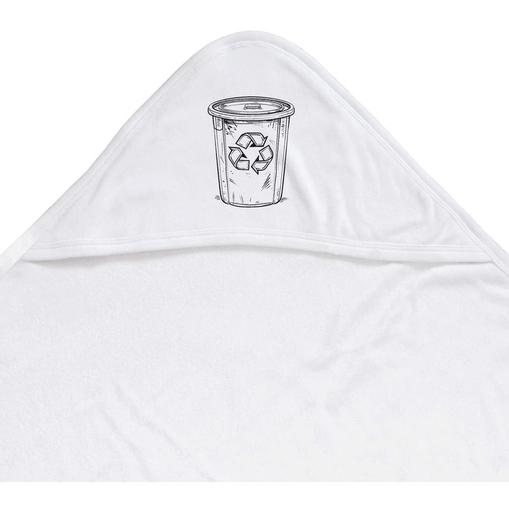 'Recycle Bin' Baby Hooded Towel (HT00030281)