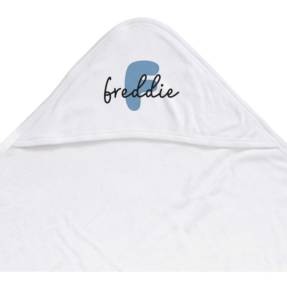 'Freddie Name' Baby Hooded Towel (HT00034267)