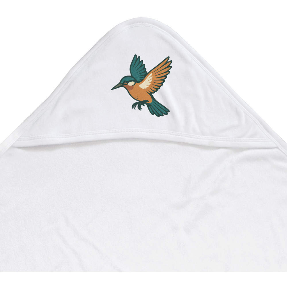 'Flying Kingfisher' Baby Hooded Towel (HT00036709)