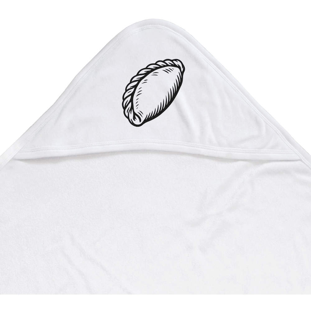 'Cornish Pasty' Baby Hooded Towel (HT00037460)