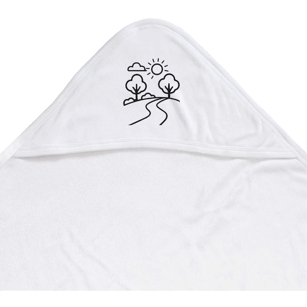 'Sunny Park Walk' Baby Hooded Towel (HT00037579)