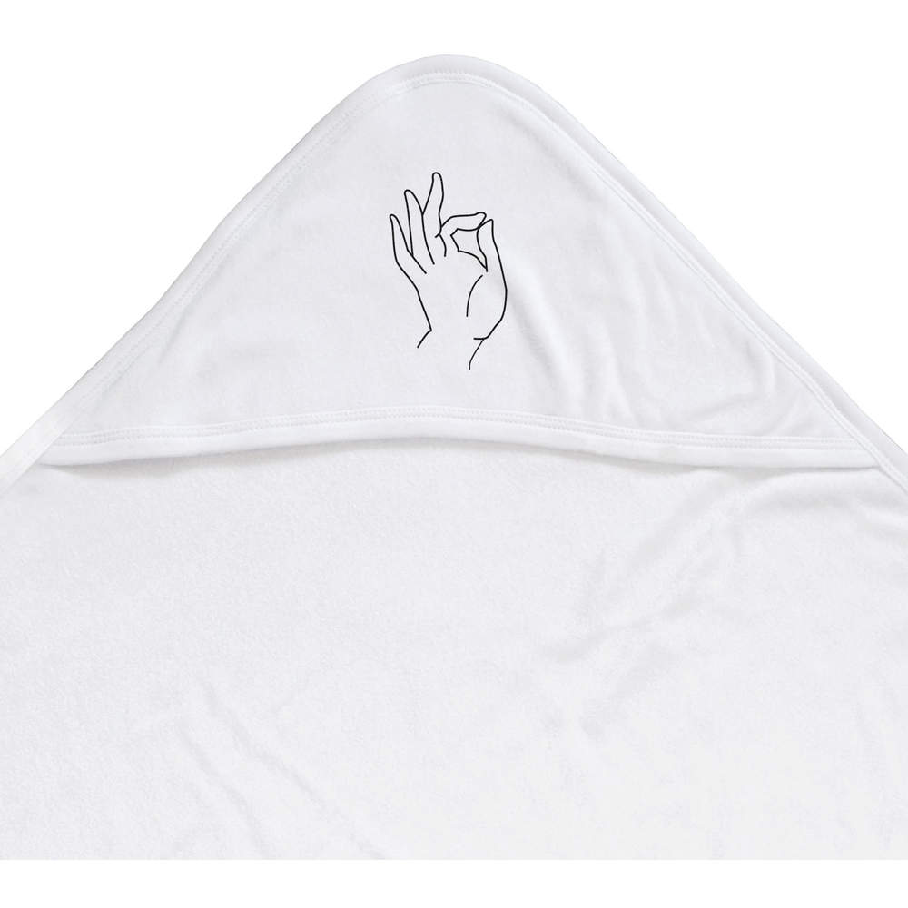 'Hand Yoga' Baby Hooded Towel (HT00038256)