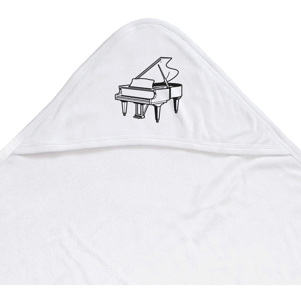'Grand Piano' Baby Hooded Towel (HT00041871)