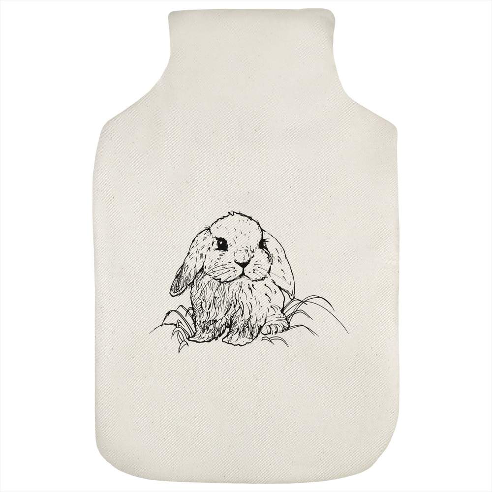 'Cute Bunny Rabbit' Hot Water Bottle Cover (HW00004297)