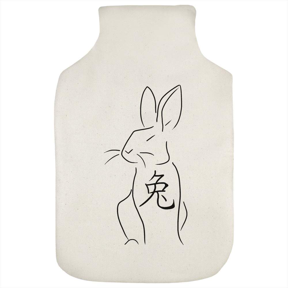 'Zodiac Rabbit' Hot Water Bottle Cover (HW00007210)
