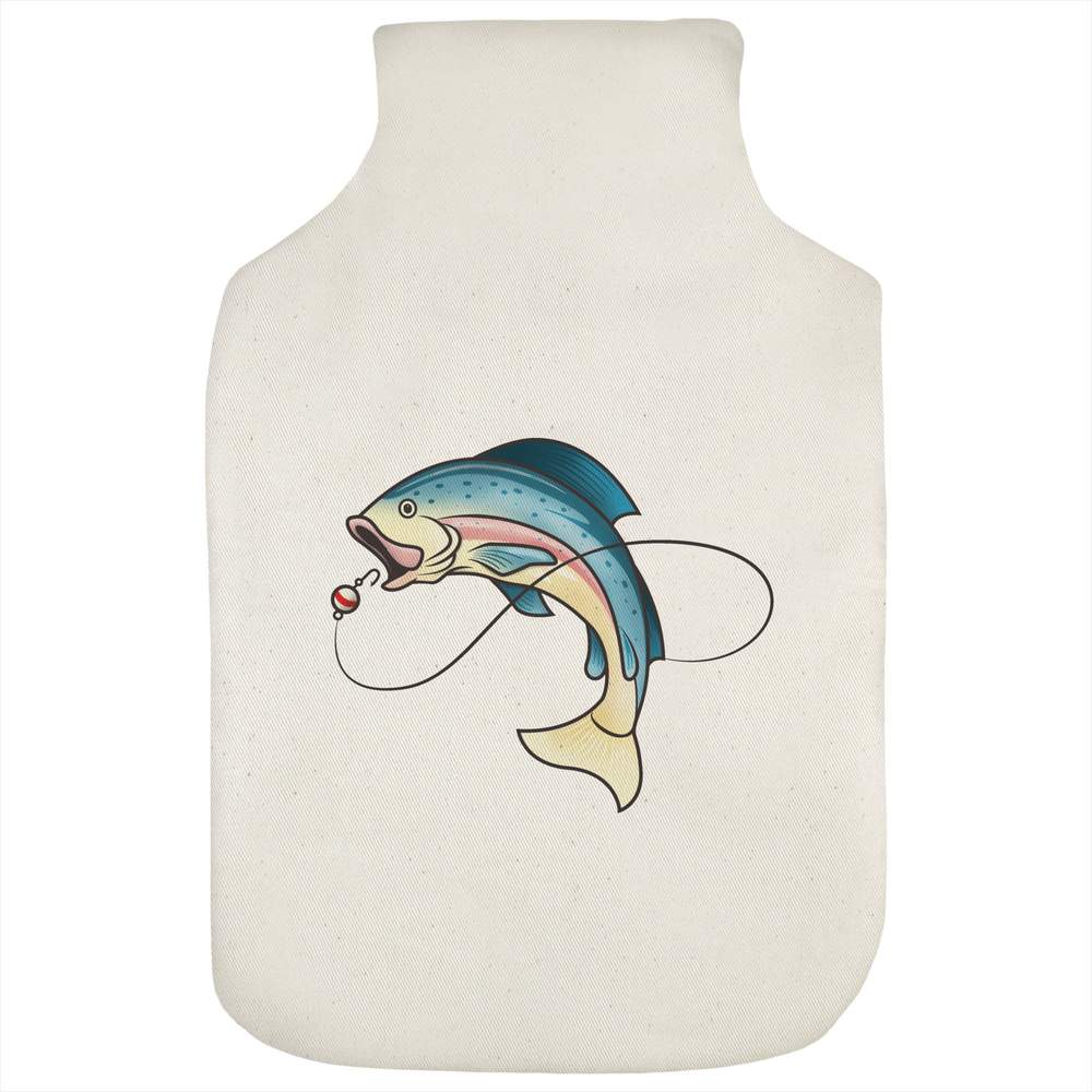 'Fishing' Hot Water Bottle Cover (HW00009791)