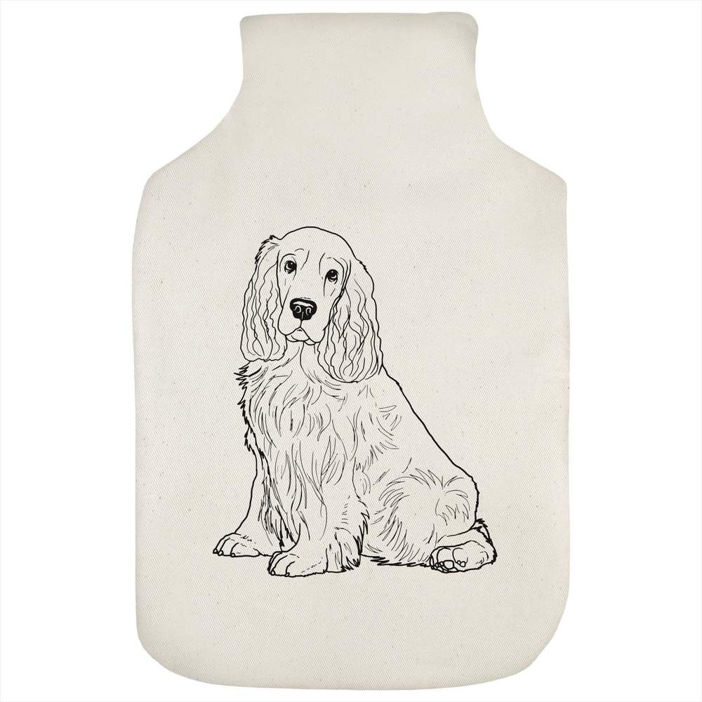 'Cocker Spaniel' Hot Water Bottle Cover (HW00019630)