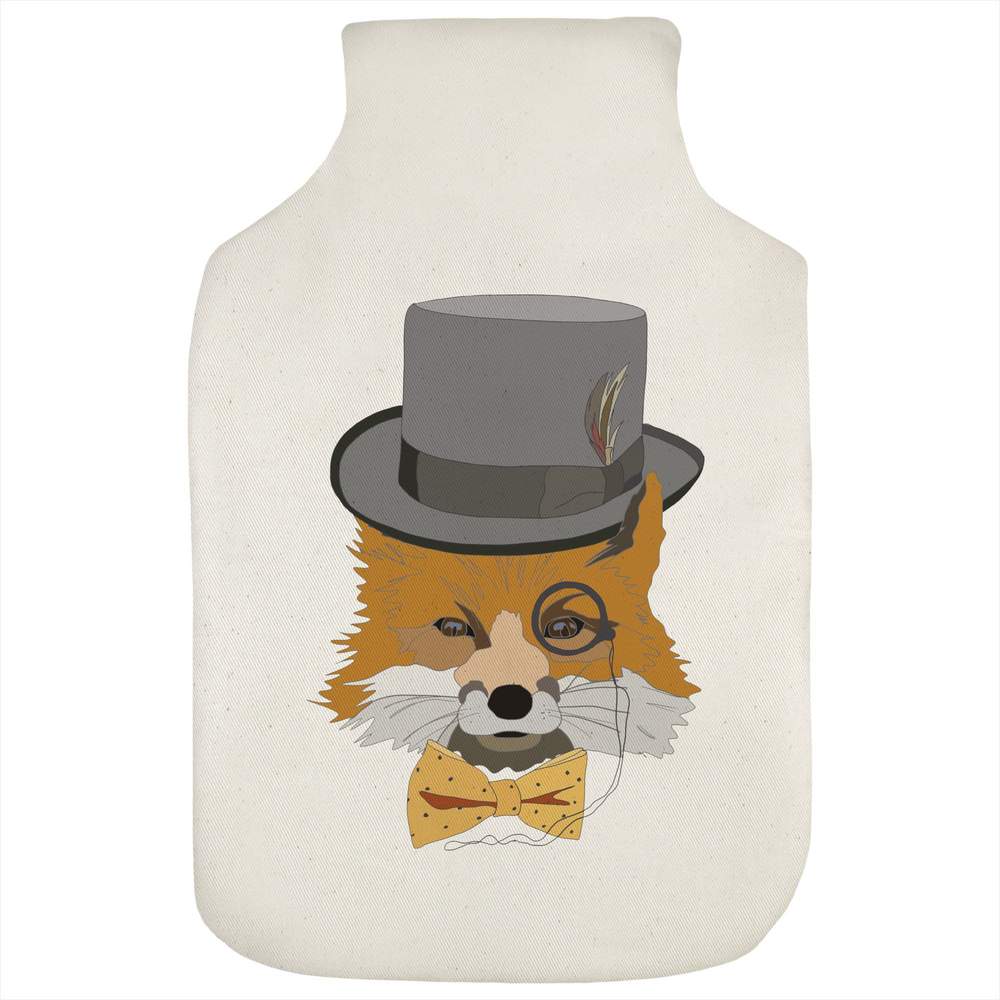 'Fancy Fox' Hot Water Bottle Cover (HW00020768)